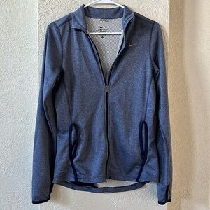 Nike running drifit small zip up jacket